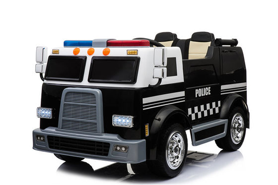 Battery 12V/24V Black white Electric Ride On Double Seater Police Cars for Kids