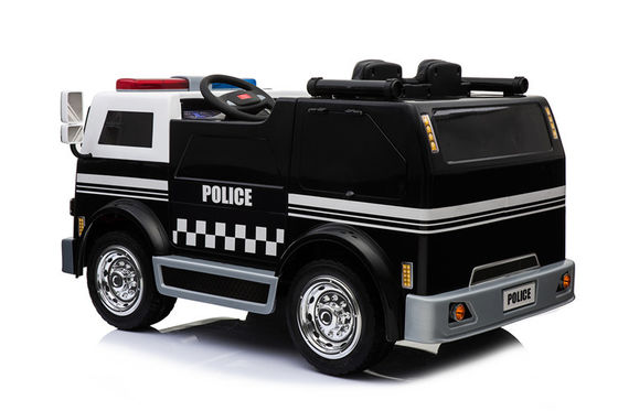 Battery 12V/24V Black white Electric Ride On Double Seater Police Cars for Kids