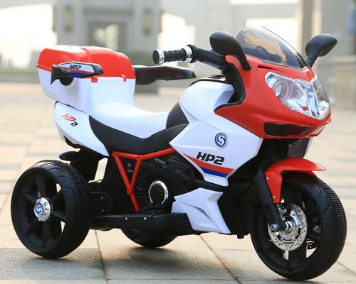 Plastic Kids Electric Battery Operated Three Wheel Ride On Motorcycle for 3-8 Year Olds
