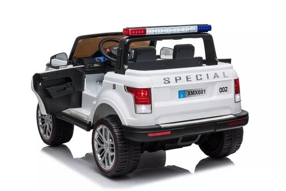 Black Ride On Baby Electric Police SUV Car With Remote Control Toy for Big Children