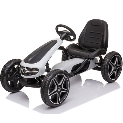 Licensed Kids Go Kart Toy Car for Children Battery Powered 4 Wheels Non-Electric Pedal