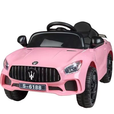 Pink Dual Drive Children Toy Car with Remote Control 2023 Ride On 6v Electric Cars