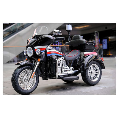 Unisex Battery Operated Paint Black Electric Children's Ride on Motorcycle Car Kids