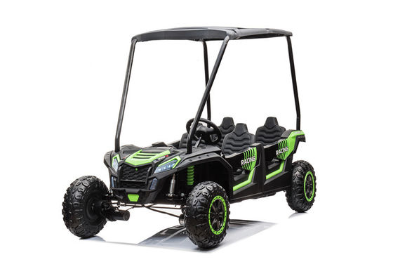 24v Battery 4x4 Plastic UTV Four-Seat Children's Electric Car with Carport 4-Wheeler