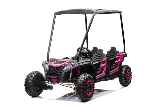 24v Battery 4x4 Plastic UTV Four-Seat Children's Electric Car with Carport 4-Wheeler