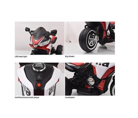 Model 3 Wheels Electric Kids Ride On Car Motorcycle With Music and Off-Road Adventure