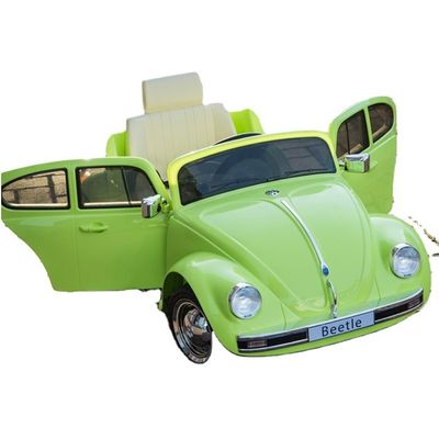 Licensed Green 12v Electric Cars Toys Ride On Vehicle For Kids Driving Plastic Type PP