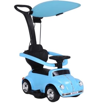 Blue 6V Detachable Electric Push Walker Ride On Car for Children Product Size 80*41*92cm