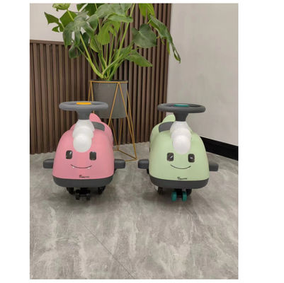 Children's Ride On Car Baby Balance Car with Music Lighting and PU Wheel Max Loading 30kg