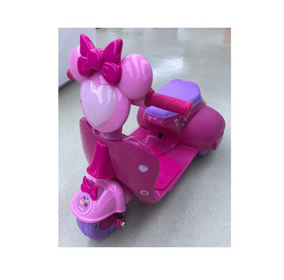 390 *1 Motor 6v Pink Electric Baby Motorcycle Scooters Ride On Car for Children Toys