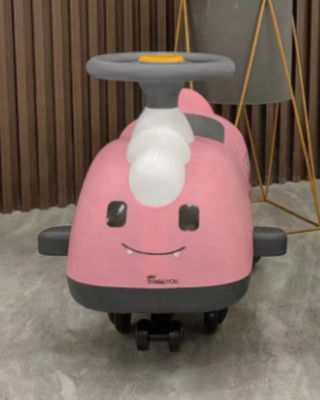 Children's Ride On Car Baby Balance Car with Music Lighting and PU Wheel Max Loading 30kg
