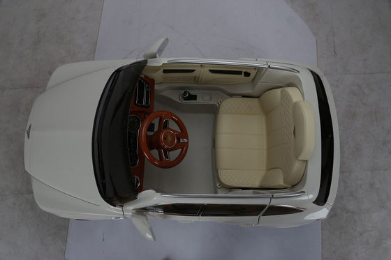 Electric Ride On Car for Child 6V/12V Battery Remote Control Single Seat White Color
