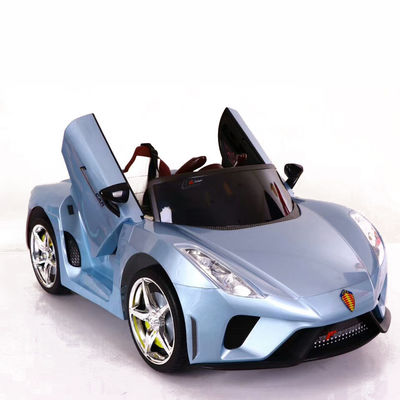 Unisex Children 12v Electric Car with Remote Control Double Drive Music and Swing Function