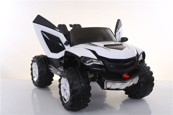 2022 Plastic 4 Wheels with Music Early Education Functions Remote Control Toy 12V Police Electric Car for Kids