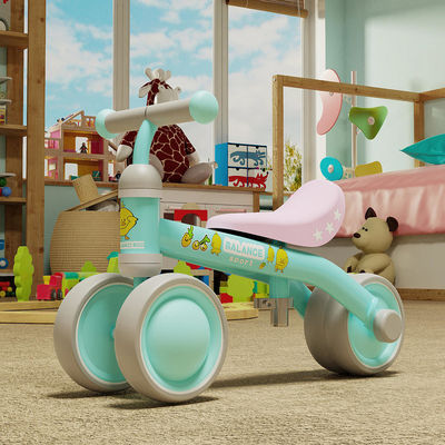 2023 Plastic 2 in 1 Balance Bike Ride On Car With 4 Wheels for Toddler Children's Scooter