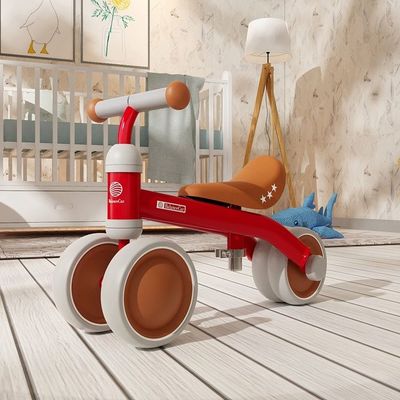2023 Plastic 2 in 1 Balance Bike Ride On Car With 4 Wheels for Toddler Children's Scooter