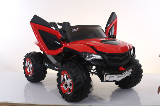 12V Police Electric Cars for Kids Four-Wheel Drive Multifunction Ride On Car Toys