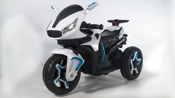 Early Education Ride On Car for Kids Red/White/Blue Mini Electric Three-wheeled Motorcycle