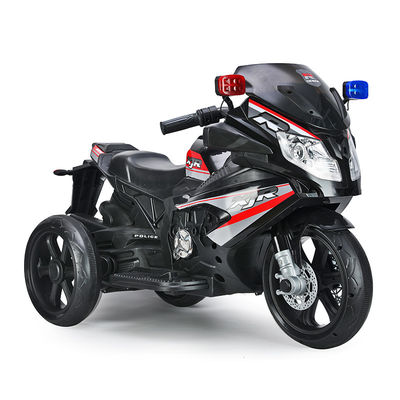 Three-Wheel Electric Off-Road Ride Motorcycle for Children in Red/White/Silver/Black