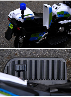 Three-Wheel Electric Off-Road Ride Motorcycle for Children in Red/White/Silver/Black