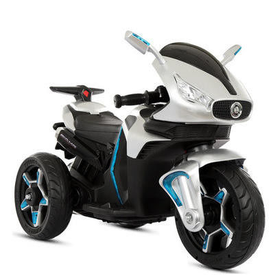 Ride On Toy Children's Battery Three-wheeled Motorcycle Electronic Toy Red/White/Blue