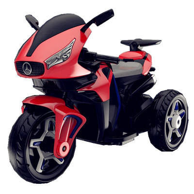 Ride On Toy Children's Battery Three-wheeled Motorcycle Electronic Toy Red/White/Blue