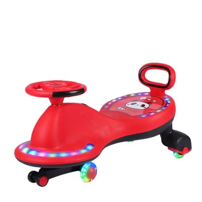 Kids Ride On Scooter Car Bike Toys with Music Lights and PU Silent Wheels