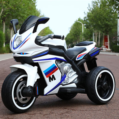 2-8 Years Old Kids Ride On Motorcycle with Music and Light/12V Rechargeable Battery
