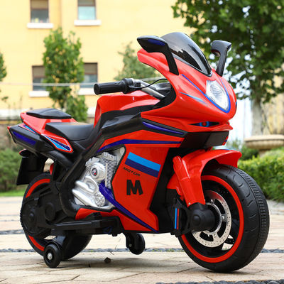 2-8 Years Old Kids Ride On Motorcycle with Music and Light/12V Rechargeable Battery