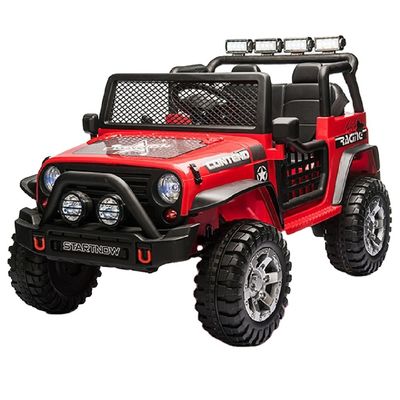 Gender-Neutral Electric Ride On Car for Kids Four-Wheel Drive and Remote Control