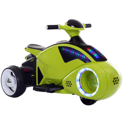 Ride On Toy 3-Wheel Children's Electric Motorcycle with Flashing Wheels and Music