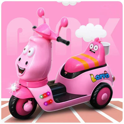 2022 Rechargeable Children's Tricycle with Early Education Music and Anti-roll Design