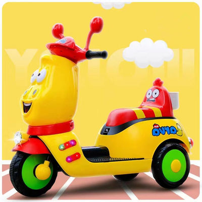 2022 Rechargeable Children's Tricycle with Early Education Music and Anti-roll Design