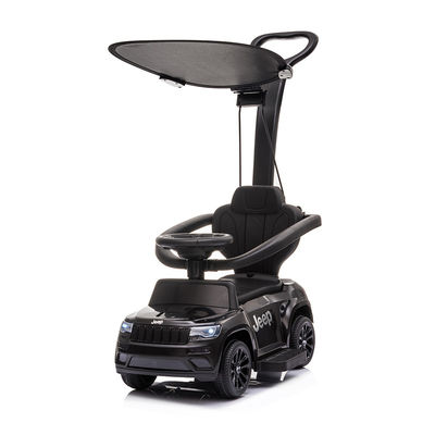 Car-shaped Baby Scooter with Music and Lights Unisex Ride On Push Electric Balance Car