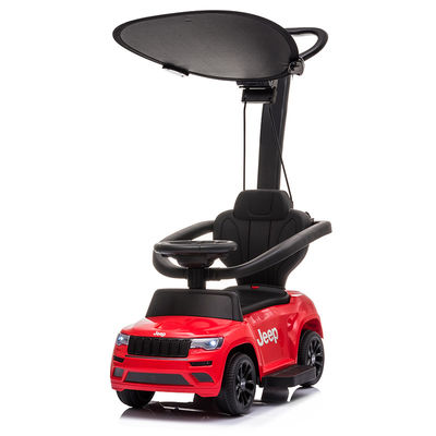 Car-shaped Baby Scooter with Music and Lights Unisex Ride On Push Electric Balance Car
