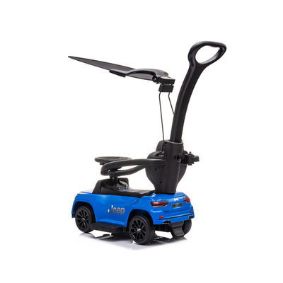 Car-shaped Baby Scooter with Music and Lights Unisex Ride On Push Electric Balance Car