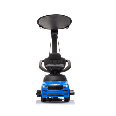 Car-shaped Baby Scooter with Music and Lights Unisex Ride On Push Electric Balance Car