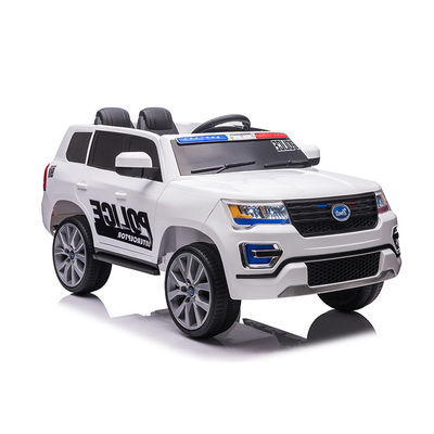 Children Ride On Car with Remote Control and 12V Battery White Plastic Material