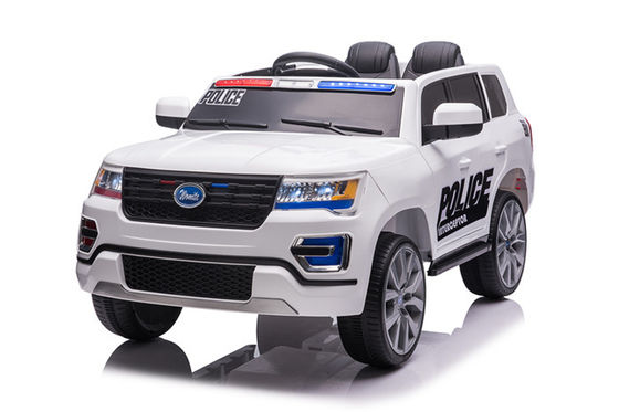 Children Ride On Car with Remote Control and 12V Battery White Plastic Material