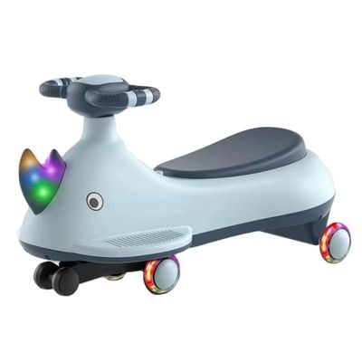 Storage Box Dynamic Music and Lighting Plastic Ride On Car for Kids Balanced Bike