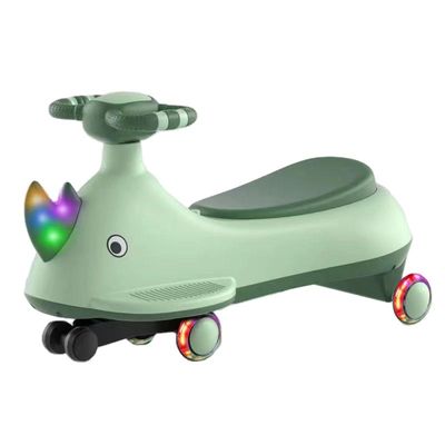 Storage Box Dynamic Music and Lighting Plastic Ride On Car for Kids Balanced Bike
