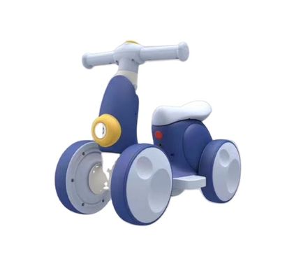 PP Plastic Baby Balance Car with Bubble Device Electric Scooter Style Ride On Toy