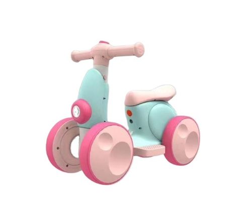 PP Plastic Baby Balance Car with Bubble Device Electric Scooter Style Ride On Toy