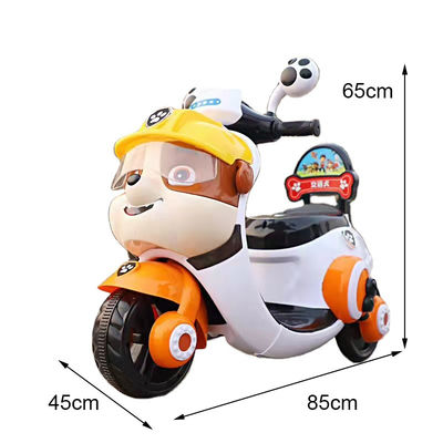 Style Three-wheeled Children's Motorcycle With Light And Music Charging time 8-10 hours