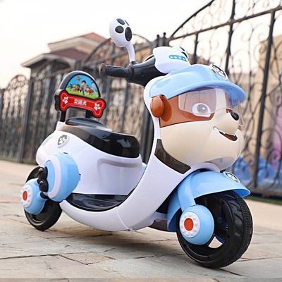 Style Three-wheeled Children's Motorcycle With Light And Music Charging time 8-10 hours