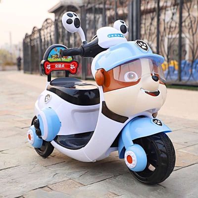 494PCS Children's Electric Motorcycle Tricycle Toy Ride On Car for Kids 2-5 Years Old