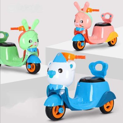 Dynamic Music Function 2022 Electric Tricycle Motorcycle Car for Kids Unisex and Fun