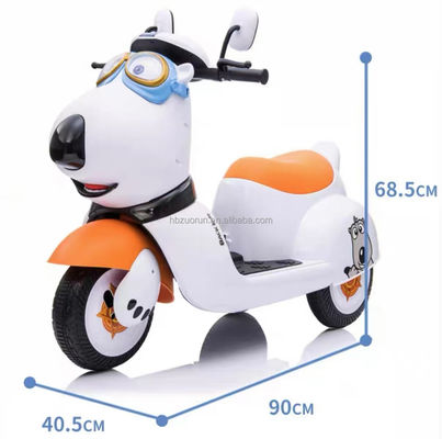 6v Electric Motorcycle Cars with Music and Lights G.W. N.W 9.6/7.45kg Plastic Type PP
