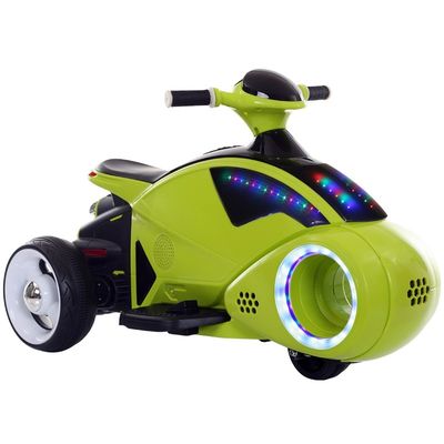 3-wheel Electric Ride On Car with Early Education One-click Start Third Wheel Battery