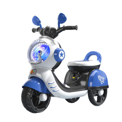 Kids Electric Baby Three Wheel Cute Battery Motorcycle in Blue Pink Red Plastic Type PP
